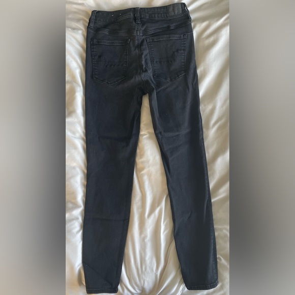 Women’s American Eagle NE(X)T Level High Wasted Jegging, Size 8 Regular, Black - Picture 3 of 6